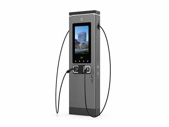 EVB BCPCV Cargador AC Floor 44kW Pantalla 21 Pulgadas POS