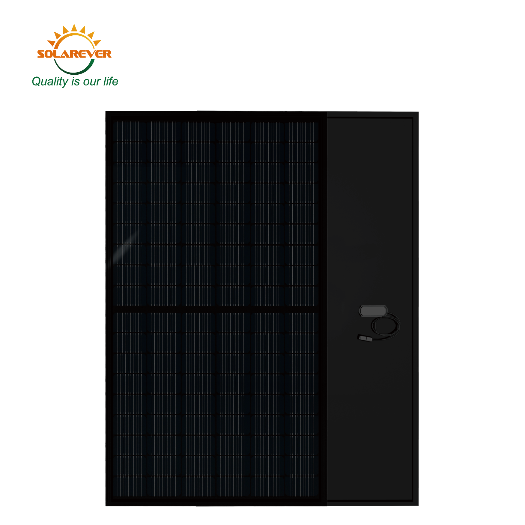 Panel Solar Solarever 410W Black Elite PERC Half-Cut SE-182*91-410M-108